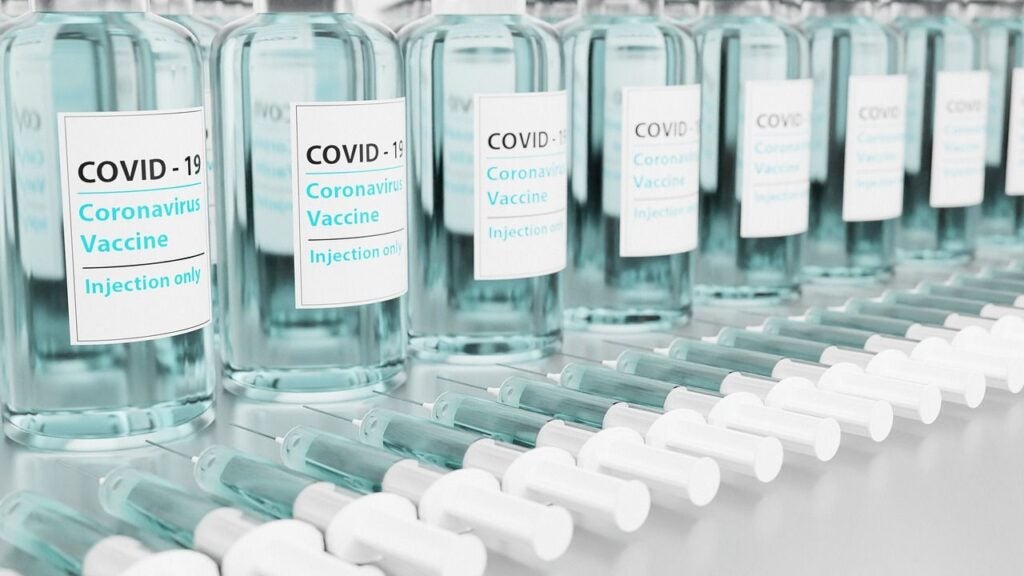 Vials of Covid-19 vaccine